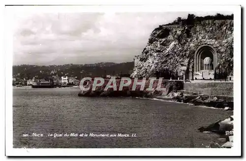 Ansichtskarte AK Nice le Quai du Midi et le Monument aux Morts