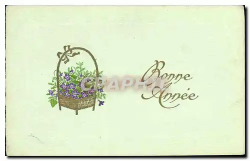 Cartes postales Bonne Annee Fleurs