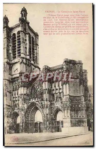 Cartes postales Troyes la Cathedrale Saint Pierre