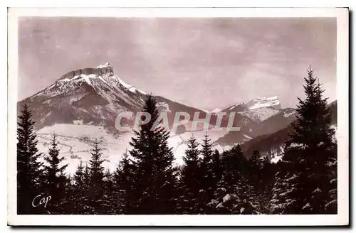 Cartes postales Chamechaude et la Dent de Crolles vue de la route du Fort Saint Eynard