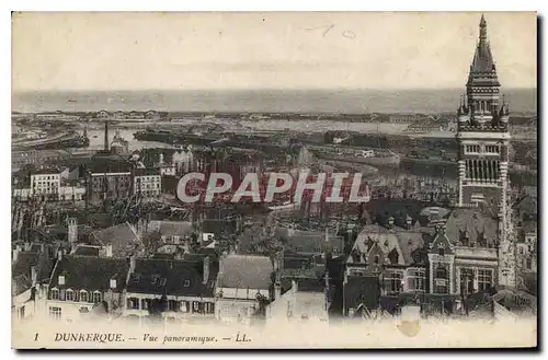 Cartes postales Dunkerque vue panoramique