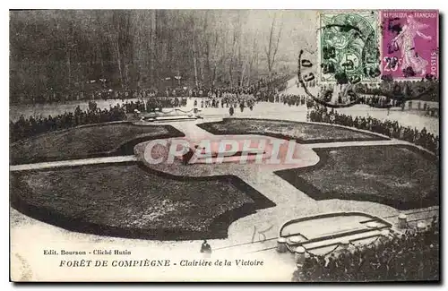 Cartes postales Foret de Compiegne Glairiere de la Victoire