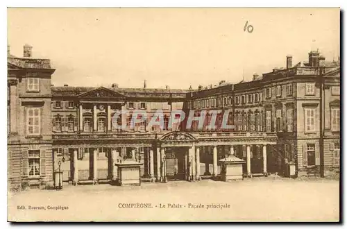 Cartes postales Compiegne le Palais Facade principale