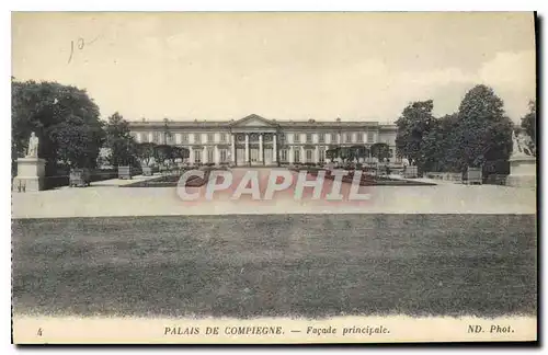 Ansichtskarte AK Palais de Compiegne Facade principale