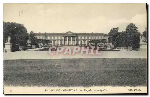 Cartes postales Palais de Compiegne Facade principale