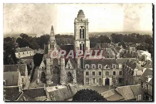 Cartes postales Senlis Oise Panorama sur le Marche St Pierre