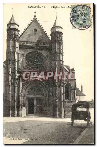 Ansichtskarte AK Compiegne l'Eglise Saint Antoine