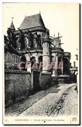 Ansichtskarte AK Compiegne Abside de l'Eglise St Antoine