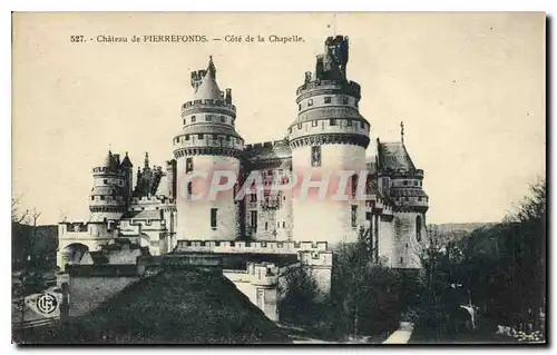 Cartes postales Chateau de Pierrefonds Cote de la Chapelle