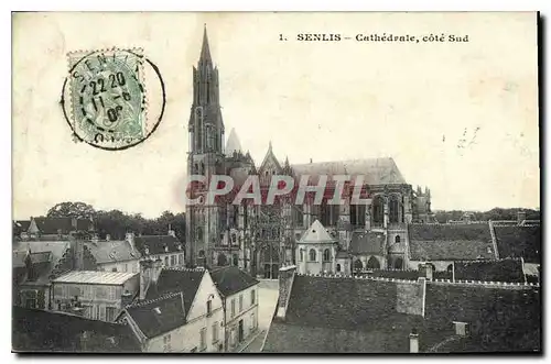 Cartes postales Senlis Cathedrale Cote Sud