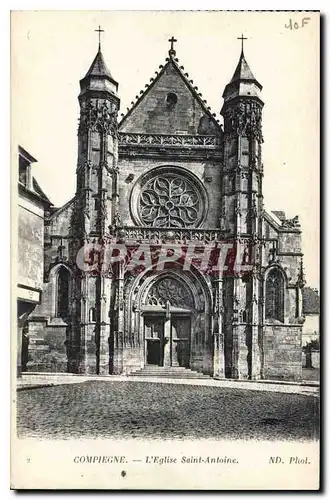 Cartes postales Compiegne L'Eglise Saint Antoine