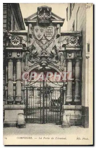 Cartes postales Compiegne La Porte de l'Arsenal