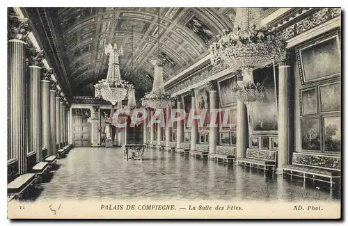 Ansichtskarte AK Palais de Compiegne La Salle des Fetes