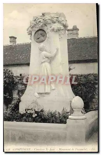 Cartes postales Compiegne St Jean Monument de Duvauchel