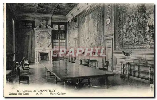 Ansichtskarte AK Chateau de Chantilly Galerie des Cerfs