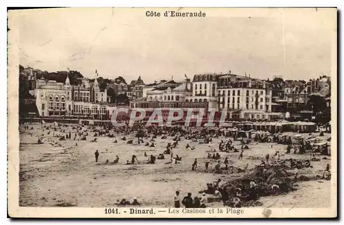 Cartes postales Dinard Les Casinos et la Plage