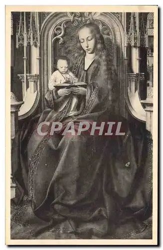 Ansichtskarte AK Quentin Metsys 1466 1530 Vierge et enfant Musee de Bruxelles