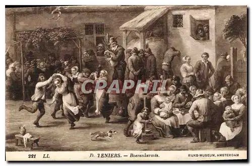 Cartes postales Teniers Boerenkermis Museum Amsterdam