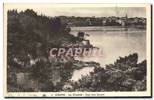 Ansichtskarte AK Dinard La Vicomte Vue vers Dinard