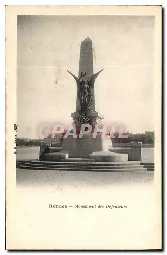 Cartes postales Rennes Monument des Defenseurs