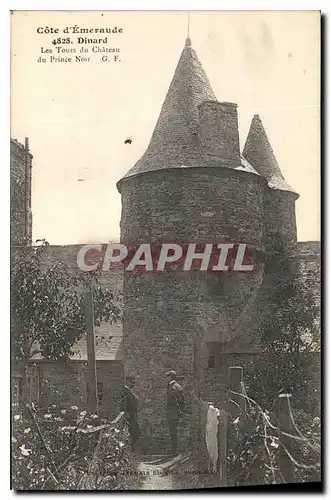 Ansichtskarte AK Cote d'Emeraude Dinard Les Tours du Chateau du Prince Noir