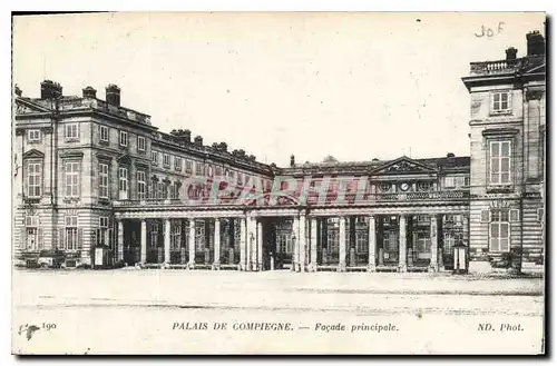 Ansichtskarte AK Palais de Compiegne Facade principale