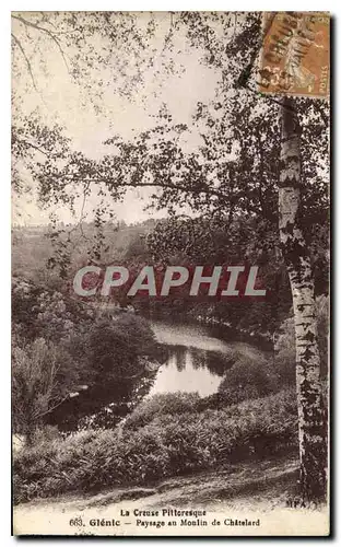 Ansichtskarte AK La Creuse Pittoresque Glenic Paysage au Moulin de Chatelard