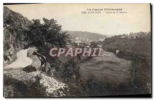 Cartes postales La Creuse Pittoresque Aubusson Vallee de la Beauze