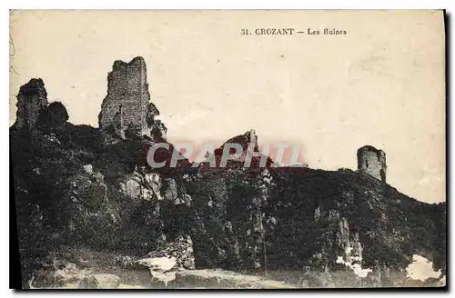 Cartes postales Crozant Les Ruines
