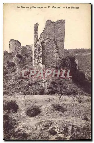 Ansichtskarte AK La Creuse Pittoresque Crozant Les Ruines