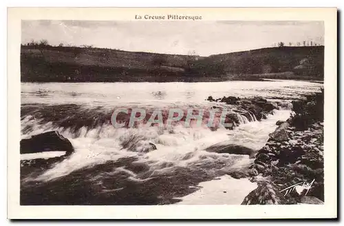 Ansichtskarte AK La Creuse Pittoresque Etude sur la Creuse au Moulin de Gargilesse