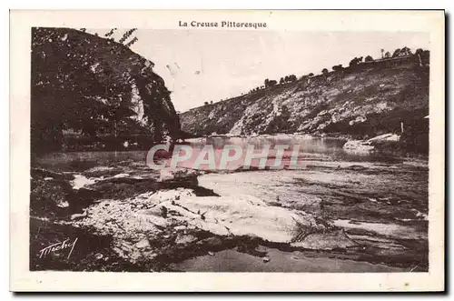 Cartes postales La Creuse Pittoresque Fresselins Confluent des deux Creuses