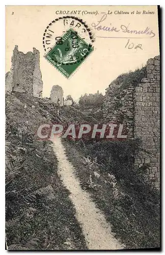 Cartes postales Crozant Creuse Le Chateau et les Ruines