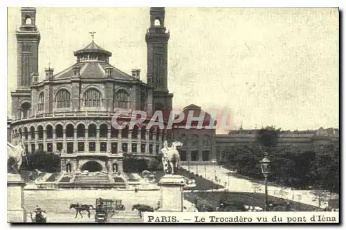 REPRO Paris Le Trocadero vu du pont d'Iena