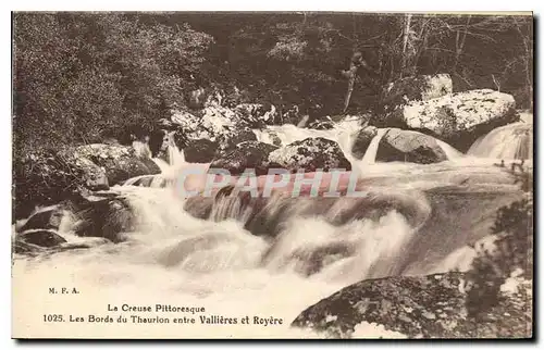 Ansichtskarte AK La Creuse Pittoresque Les Bords du Thaurion entre Vallieres et Royere