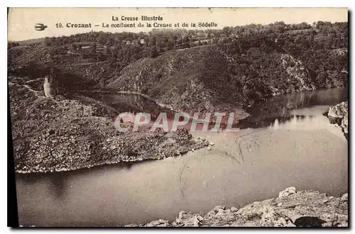 Ansichtskarte AK La Creuse Illustree Crozant Le confluent de la Creuse et de la Sedelle