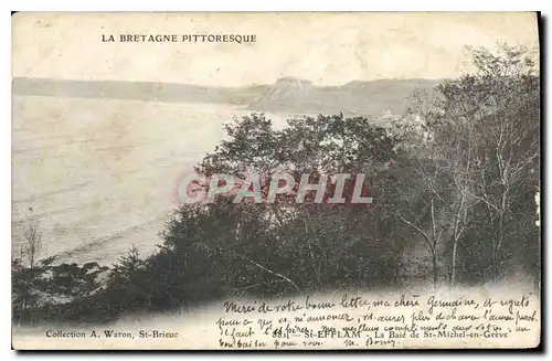 Cartes postales La Bretagne Pittoresque St Efflam la Baie de St Michel en Greve