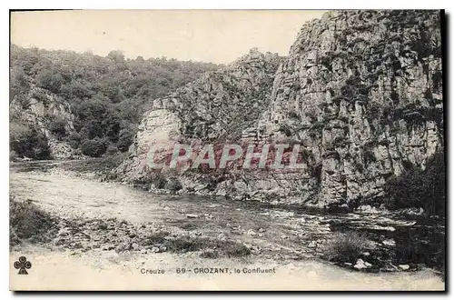 Cartes postales Creuse Crozant le Confluent