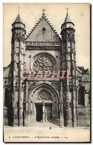 Ansichtskarte AK Compiegne L'Eglise Saint Antoine