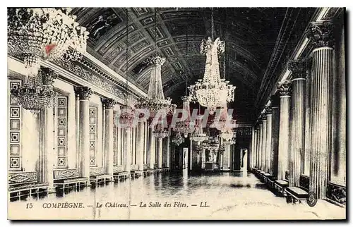 Cartes postales Compiegne Le Chateau La Salle des Fetes