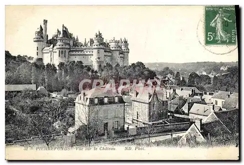 Ansichtskarte AK Pierrefonds Vue sur le Chateau