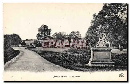 Cartes postales Compiegne Le Parc