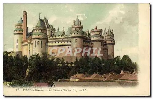 Cartes postales Pierrefonds Le Chateau Facade Est