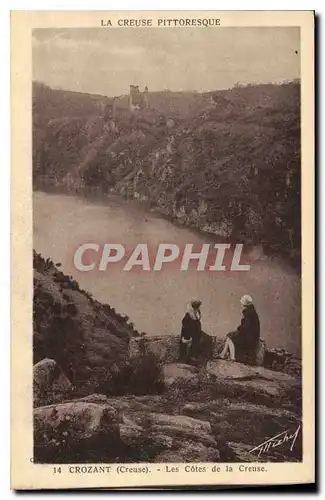 Cartes postales La Creuse Pittoresque Crozant Creuse Les Cotes de la Creuse