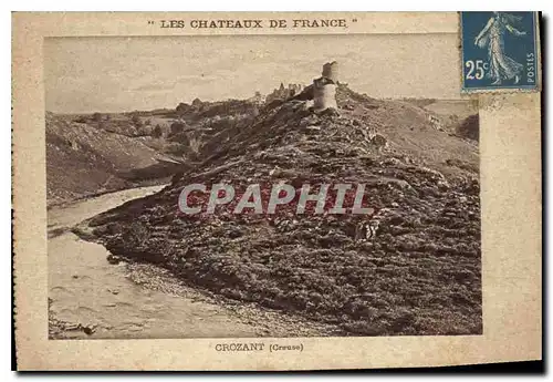 Cartes postales Les Chateaux de France Crozant Creuse