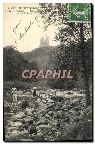 Cartes postales La Creuse Pittoresque Crozant et les Ruines