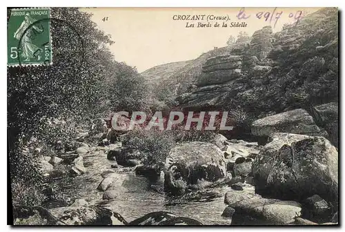 Cartes postales Crozant Creuse Les Bords de la Sedelle