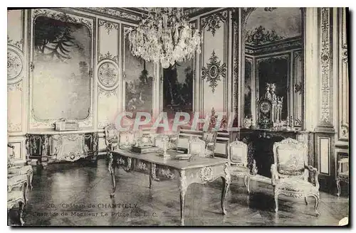 Cartes postales Chateau de Chantilly Chambre de Monsieur le Prince