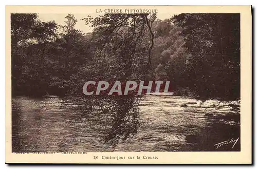 Cartes postales La Creuse Pittoresque Contre jour sur la Creuse