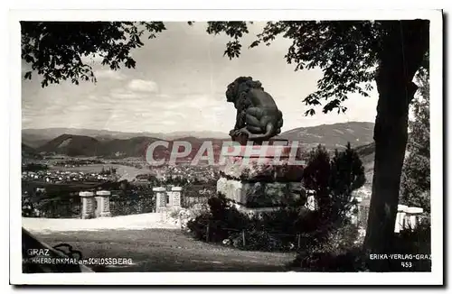 Cartes postales Graz Hackher Denkmal am schlossberg